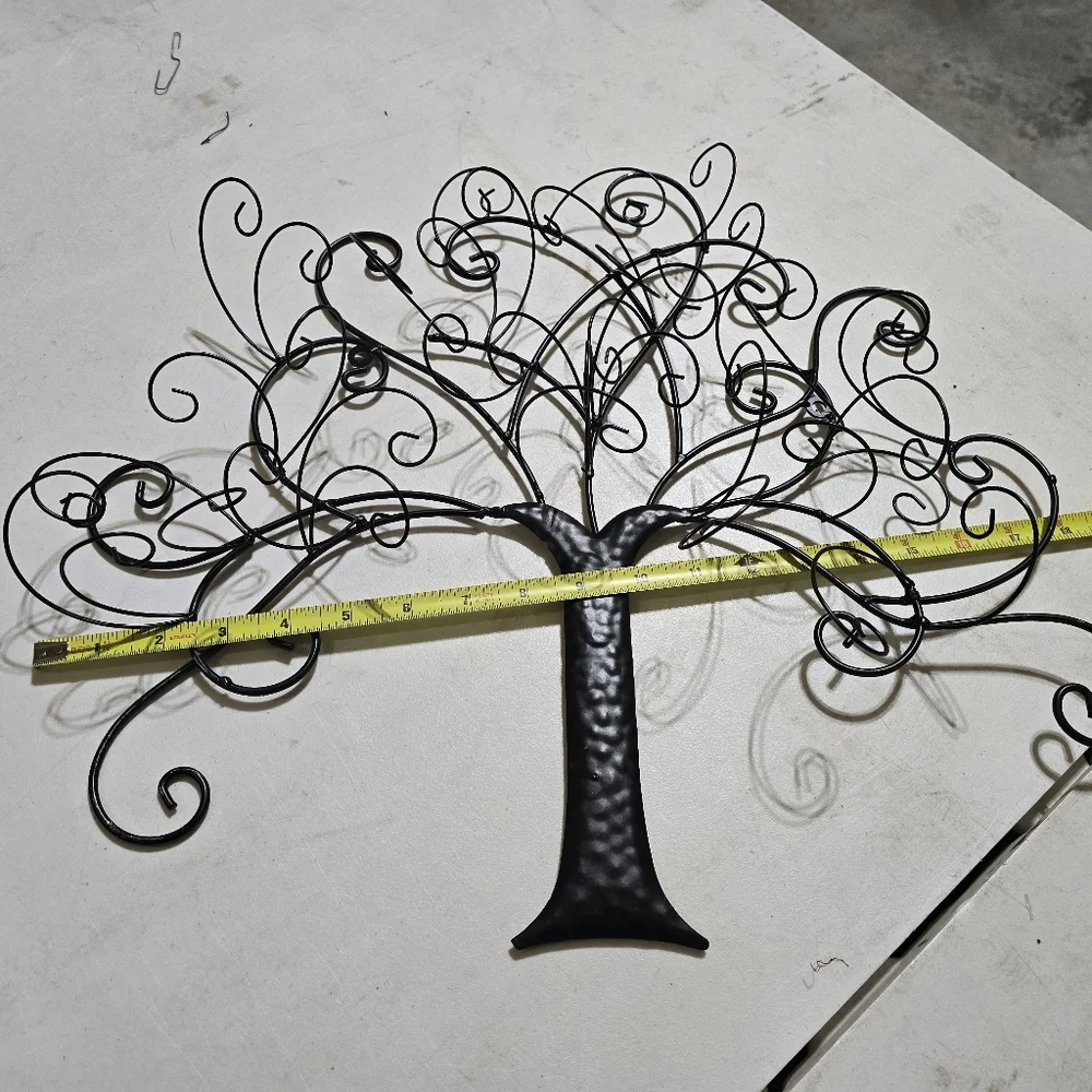 Black Metal Tree Wall Art, 18x16x3 - Picture 7 of 16